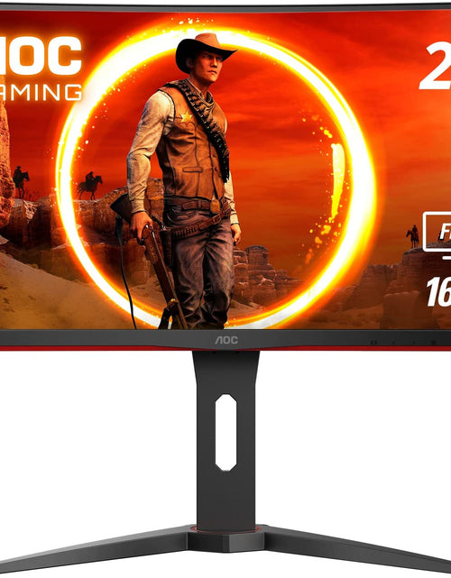 Load image into Gallery viewer, C24G1A 24" Curved Frameless Gaming Monitor, FHD 1920X1080, 1500R, VA, 1Ms MPRT, 165Hz (144Hz Supported), Freesync Premium, Height Adjustable Black
