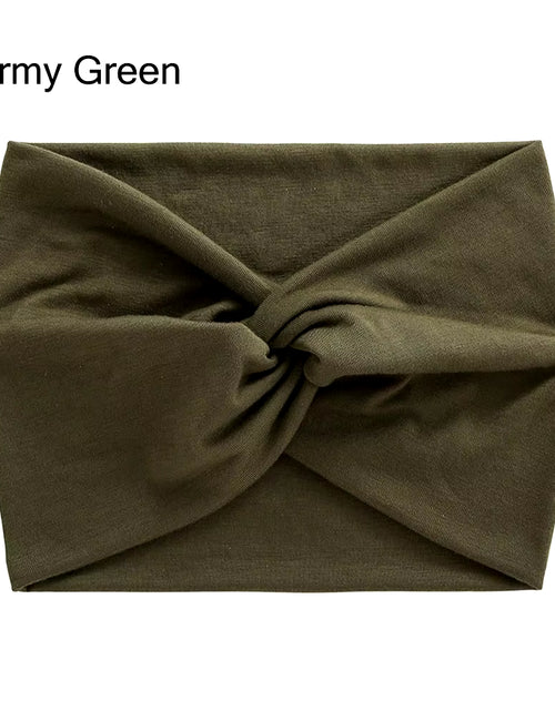 Load image into Gallery viewer, Hair Accessories Twisted Extra Large Thick Wide Headbands Turban Workout Headband Head Wraps for Women
