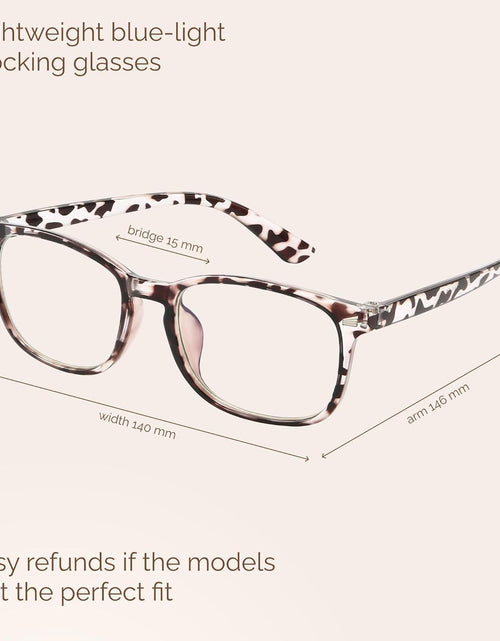 Load image into Gallery viewer, 6 Pack Blue Light Blocking Glasses for Computer Gaming, Fashion Fake anti Eye Strain Eyeglasses for Women Men
