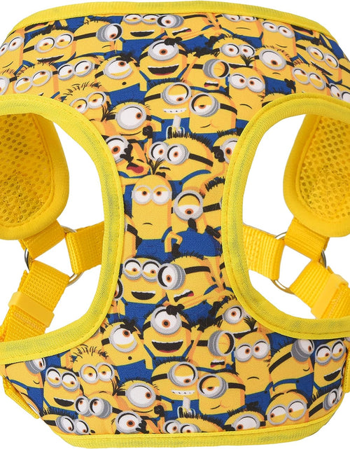 Load image into Gallery viewer, Dog Harness, Medium, Yellow, More than a Minion | Comfortable Mesh No-Pull Dog Harness| Gifts for  Fans and Their Pets | Officially Licensed Pet Product from Universal Studios
