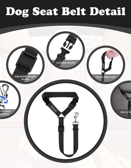 Load image into Gallery viewer, Pet Dog Cat Seat Belts, Car Headrest Restraint Adjustable Safety Leads Vehicle Seatbelt Harness
