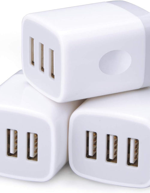 Load image into Gallery viewer, USB Charging Plug, Wall Charger Adapter,  3Pack Universal Travel 3.1A 3Muti Port Fast Charging Block Compatible with Iphone 15 14 13 12 SE 11 Xs Pro,Samsung Galaxy S23 S22 S21 S20 Ultra, Google
