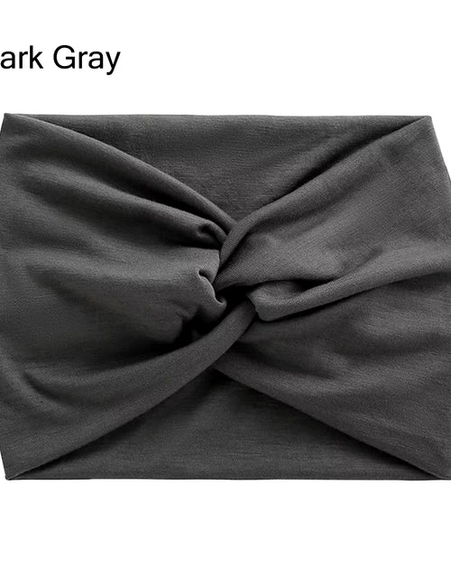 Load image into Gallery viewer, Hair Accessories Twisted Extra Large Thick Wide Headbands Turban Workout Headband Head Wraps for Women
