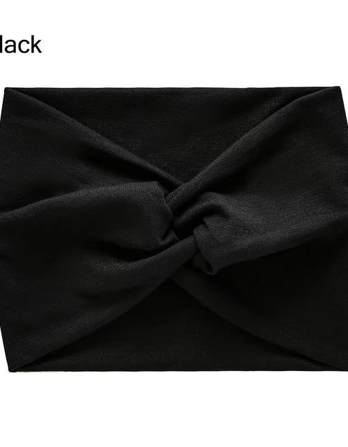 Load image into Gallery viewer, Hair Accessories Twisted Extra Large Thick Wide Headbands Turban Workout Headband Head Wraps for Women
