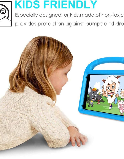 Load image into Gallery viewer, Ipad Mini 5/4/3/2/1 Case for Kids, Durable Shockproof Protective Handle Bumper Stand Cover with 2*Screen Protectors for 7.9 Inch Apple Ipad Mini 5Th/4Th/3Rd/2Nd/1St Generation, Blue
