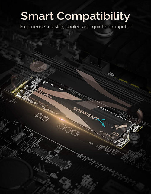 Load image into Gallery viewer, 2TB Rocket Nvme 4.0 Gen4 Pcie M.2 Internal SSD Extreme Performance Solid State Drive with Heatsink (Sb-Rocket-Nvme4-Htsk-2Tb)
