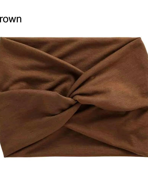 Load image into Gallery viewer, Hair Accessories Twisted Extra Large Thick Wide Headbands Turban Workout Headband Head Wraps for Women
