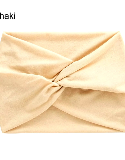 Load image into Gallery viewer, Hair Accessories Twisted Extra Large Thick Wide Headbands Turban Workout Headband Head Wraps for Women
