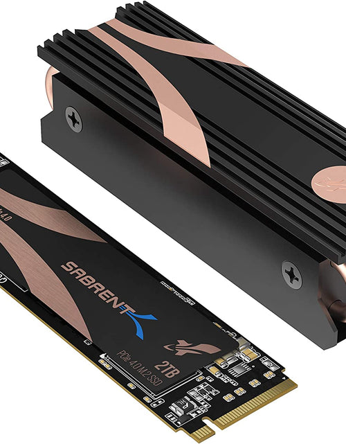 Load image into Gallery viewer, 2TB Rocket Nvme 4.0 Gen4 Pcie M.2 Internal SSD Extreme Performance Solid State Drive with Heatsink (Sb-Rocket-Nvme4-Htsk-2Tb)
