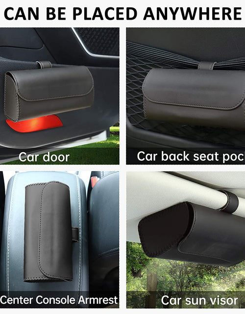 Load image into Gallery viewer, Sunglasses Holder for Car Sun Visor, Auto Eyeglasses Organizer Box, Vehicle Visor Accessories Glasses Protective Storage Case for Woman Man
