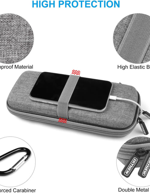 Load image into Gallery viewer, Powerbank Hard Travel Case Compatible RAV Power 26800/20100/20000Mah, Anker Power Core 26800Mah/ Powercore +26800Mah, ROMOSS 30000Mah, Miady Charger, Ekrist, Lab599 Tx500 Radio(Light Grey)
