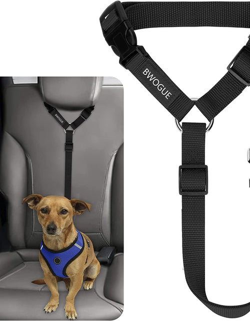 Load image into Gallery viewer, Pet Dog Cat Seat Belts, Car Headrest Restraint Adjustable Safety Leads Vehicle Seatbelt Harness
