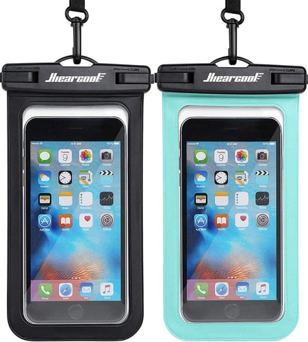 Waterproof Phone Pouch, Waterproof Phone Case for Iphone 15 14 13 12 Pro Max XS Samsung, IPX8 Cellphone Dry Bag Beach Essentials 2Pack-8.3"