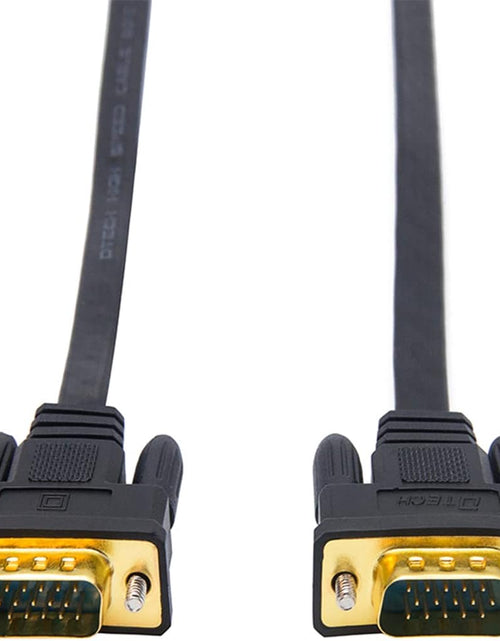 Load image into Gallery viewer, 65Ft Extra Long VGA to VGA Cable for Computer Monitor 15 Pin Male to Male Flat VGA Cord Full HD Video (20 Meter, Black)

