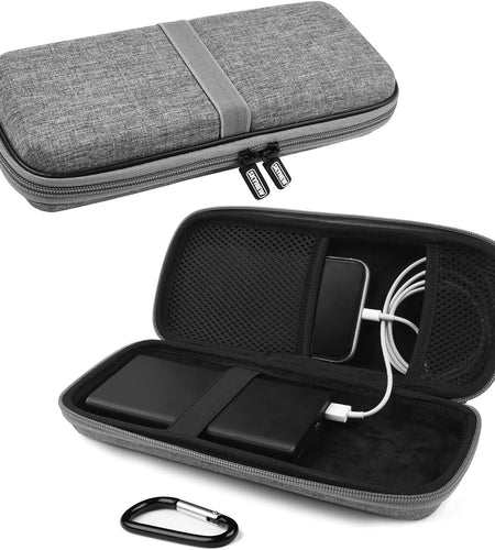 Powerbank Hard Travel Case Compatible RAV Power 26800/20100/20000Mah, Anker Power Core 26800Mah/ Powercore +26800Mah, ROMOSS 30000Mah, Miady Charger, Ekrist, Lab599 Tx500 Radio(Light Grey)