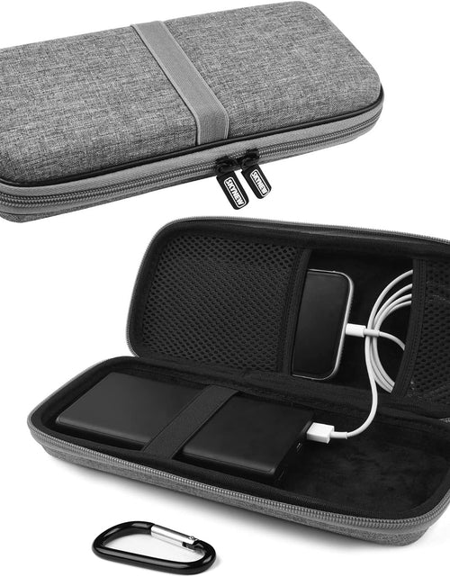 Load image into Gallery viewer, Powerbank Hard Travel Case Compatible RAV Power 26800/20100/20000Mah, Anker Power Core 26800Mah/ Powercore +26800Mah, ROMOSS 30000Mah, Miady Charger, Ekrist, Lab599 Tx500 Radio(Light Grey)

