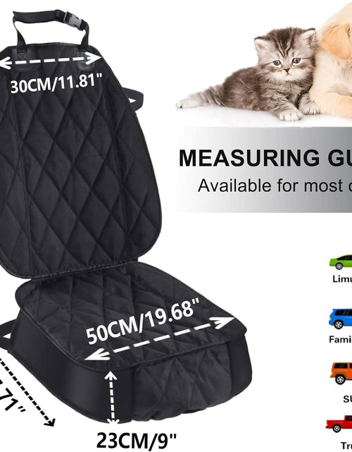 Load image into Gallery viewer, Dog Seat Cover Cars Trucks Suvs, Thick 600D Heavy Duty Pets Car Seat Cover, Waterproof &amp; Wear-Resistant Durable Nonslip Backing &amp; Hammock Convertible
