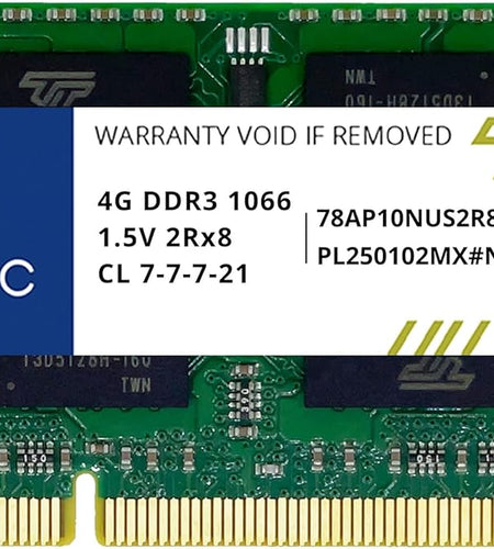 4GB Compatible for Apple DDR3 1067Mhz / 1066Mhz PC3-8500 CL7 Dual Rank for Mac Book, Mac Book Pro, Imac, Mac Mini (Late 2008, Early/Mid/Late 2009, Mid 2010) SODIMM Memory MAC RAM Upgrade